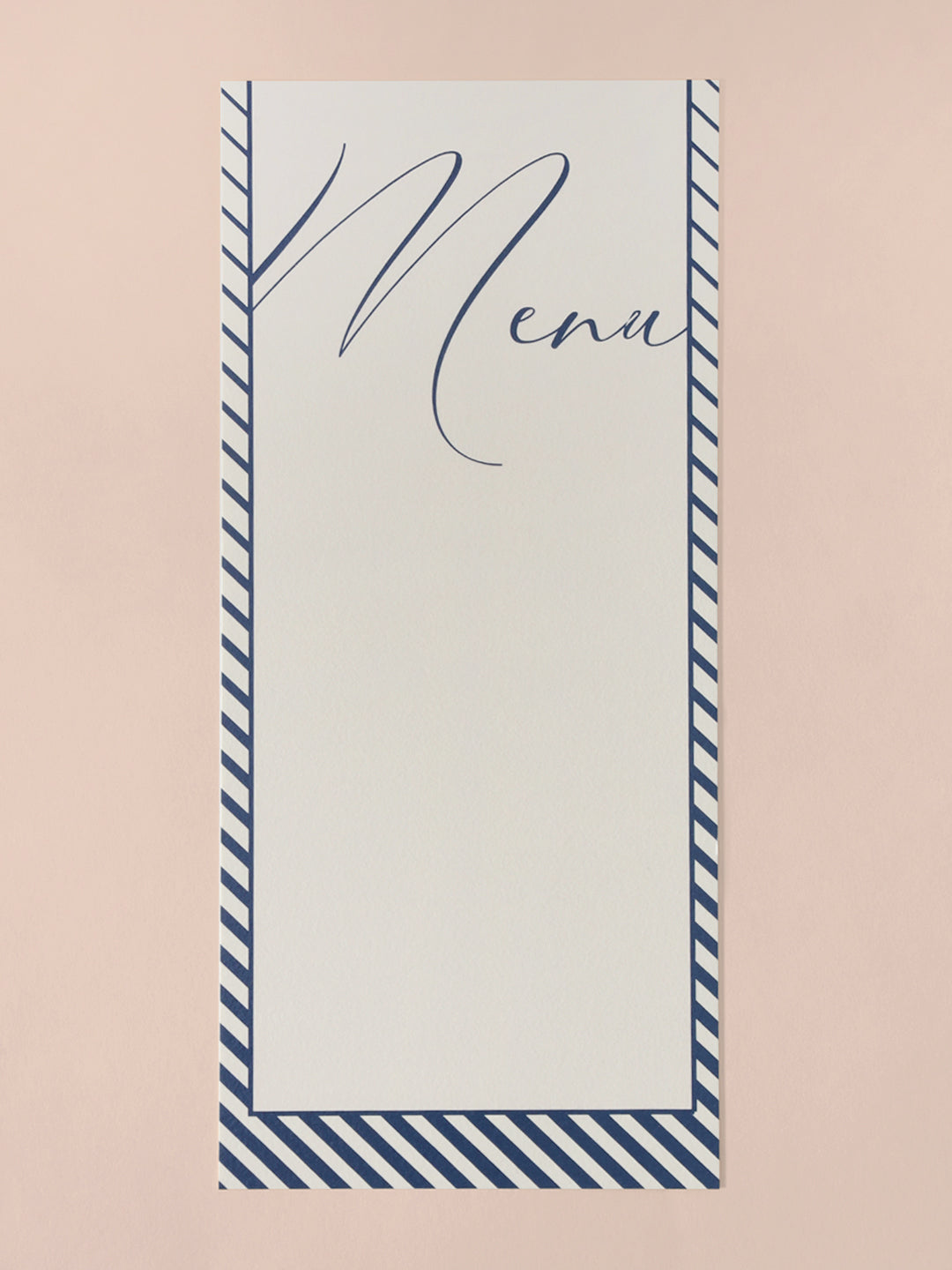 Menu Cards - Got Striped - Set of 10