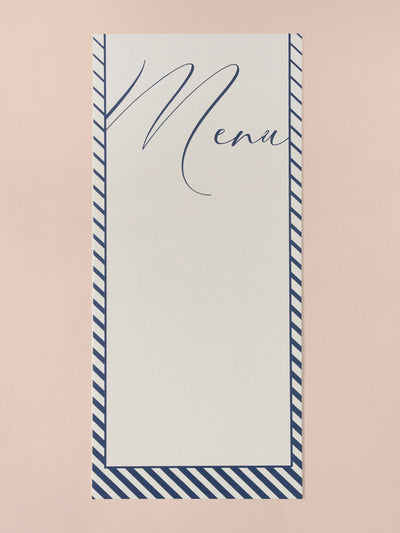 Menu Cards - Got Striped - Set of 10