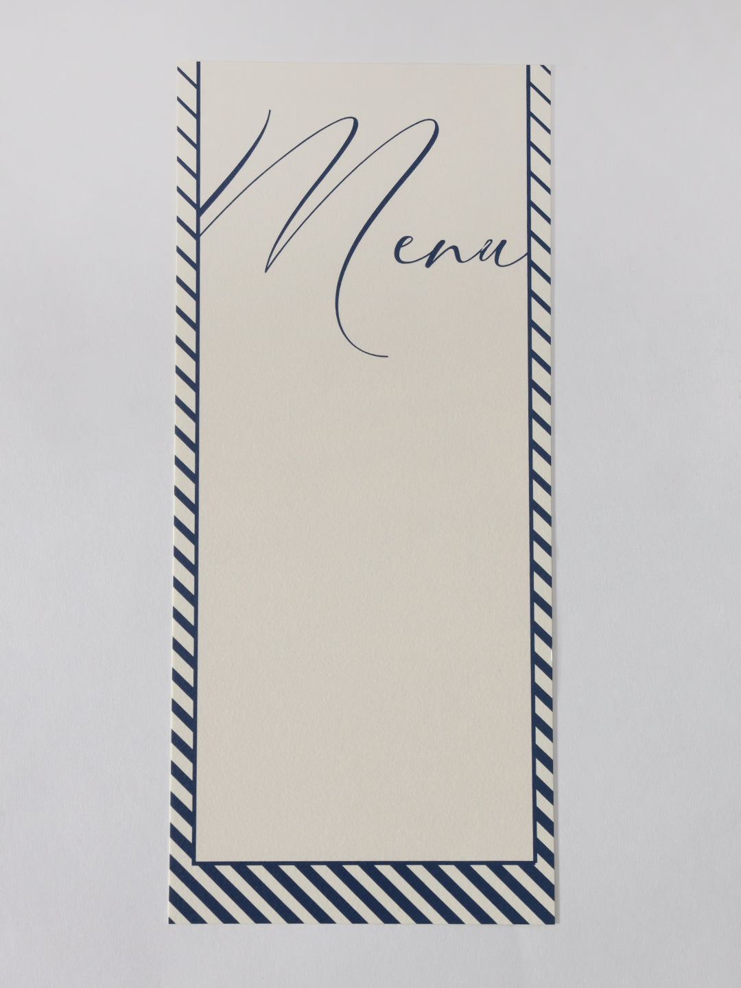 Menu Cards - Got Striped - Set of 10