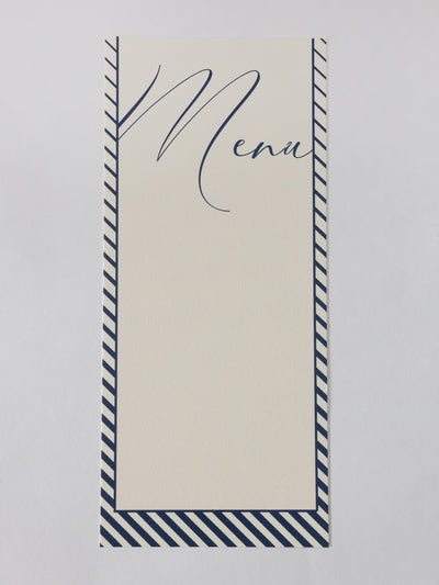 Menu Cards - Got Striped - Set of 10