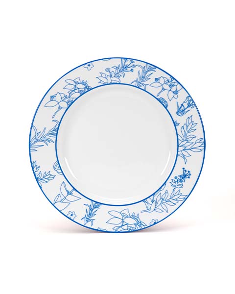 Love Indigo Dinner Plate