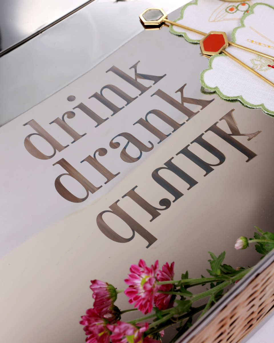 The Drink Drank Drunk Tray