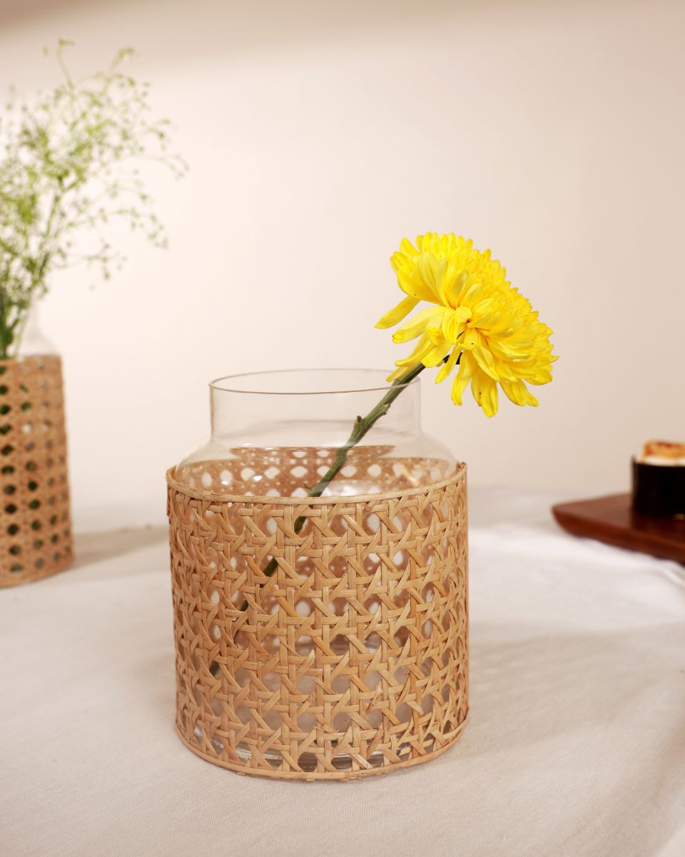 Rattan Vase - Small