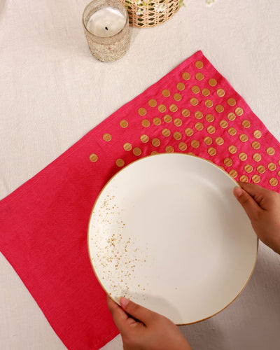 Rosy Luxe placemat - Set of 6