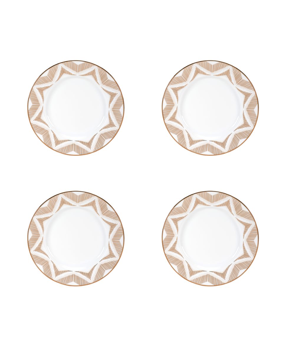 Aisles Of Amber Dinner Plate -  Set of 4