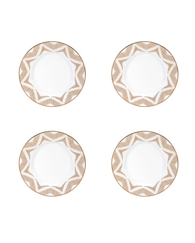 Aisles Of Amber Dinner Plate -  Set of 4