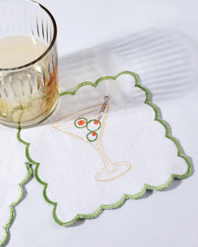 Tipsy Thread Coasters