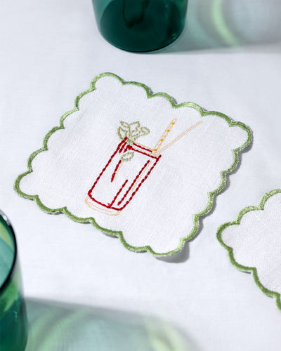 Tipsy Thread Coasters