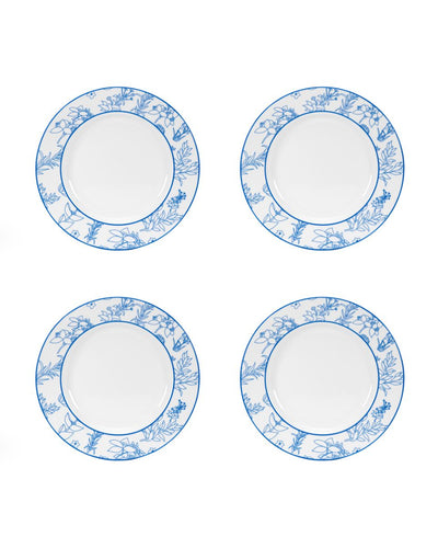 Love Indigo Dinner Plate -  Set of 4