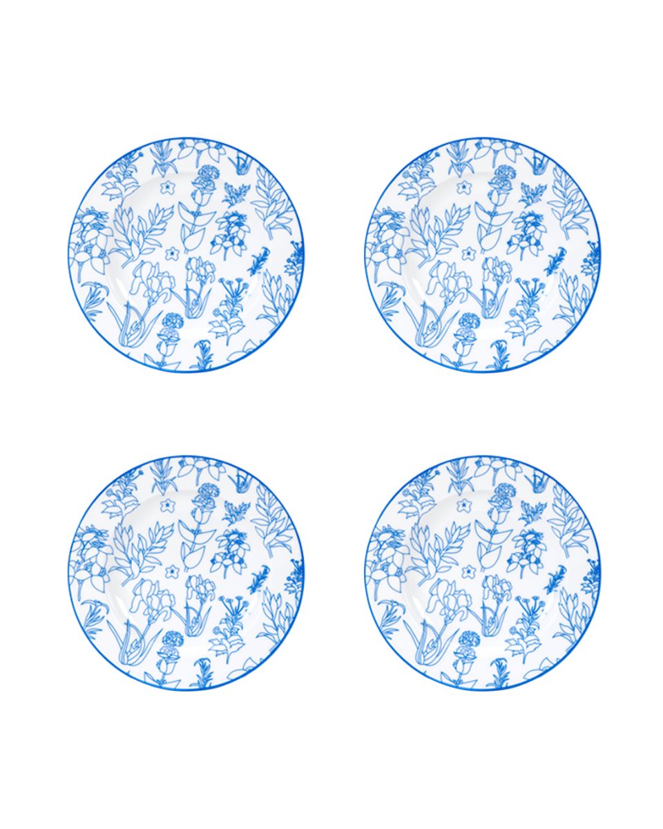 Love Indigo Side Plate -  Set of 4