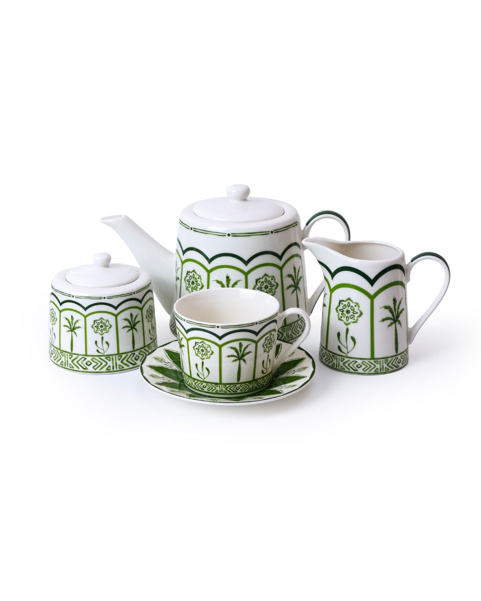 Green Lush Tea Set