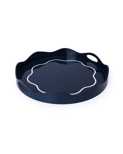 Linear Midnight Blue Serving Tray