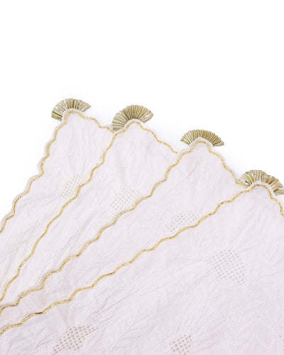 Gota Chikankari Table Mat Set of 4