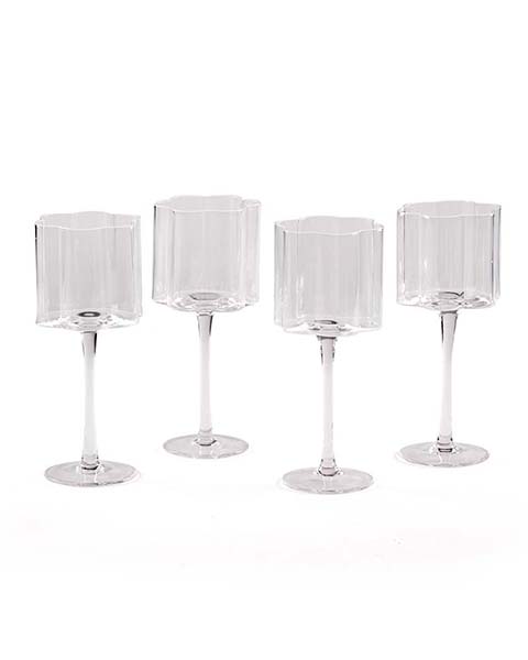 Vinolier Wine Glass transparent Set - Set of 4