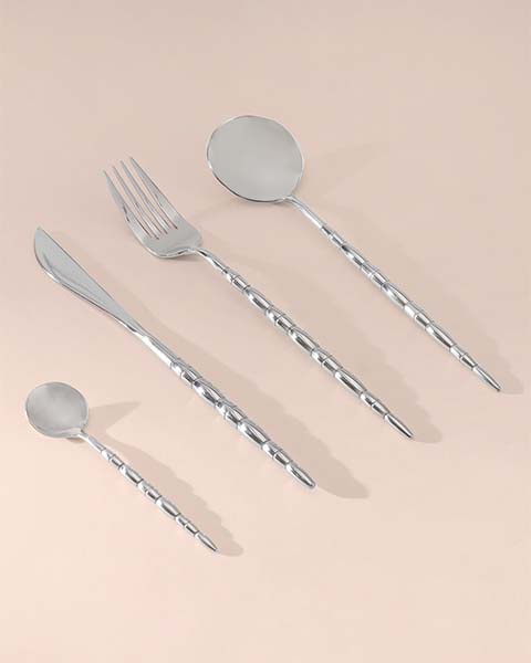 Silver Swivels Cutlery Set - Set of 4