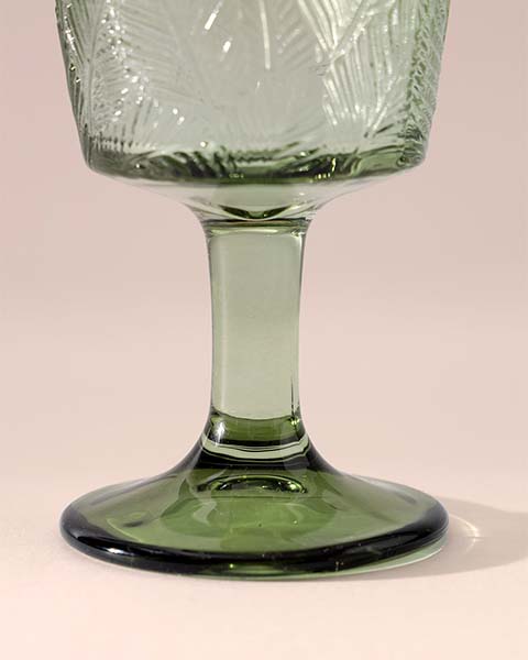 Tropical Moss Wine Glass - Green