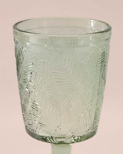 Tropical Moss Wine Glass - Green