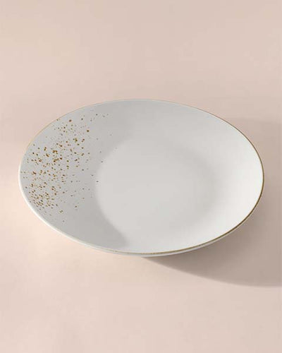 Gold Splatter Dinner Plate Set of 2