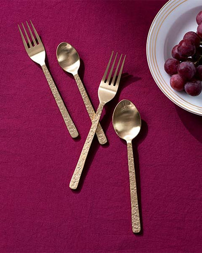 Fine Frost Dinner Fork Set - Set of 4