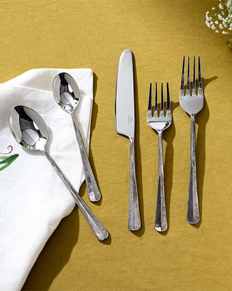 Silver Lining Dinner Knife Set - Set of 4