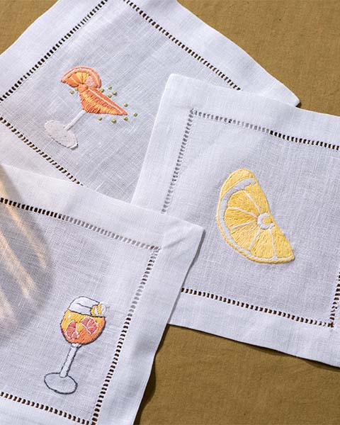 Spiced Martini Cocktail Napkin