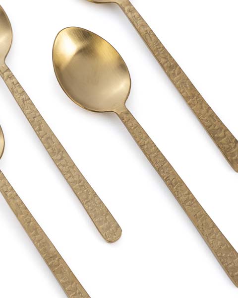 Fine Frost Dinner Spoon Set - Set of 4