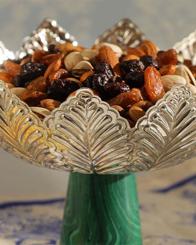 antiqua-silver-plated-chase-bowl-with-malachite-stand