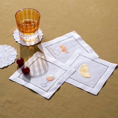 Spiced Martini Cocktail Napkin