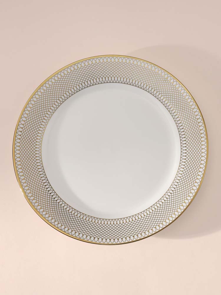 Gold Rim Dinner Plate