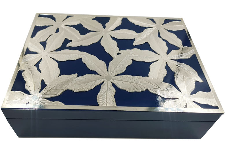 Silver Plated Palm Box