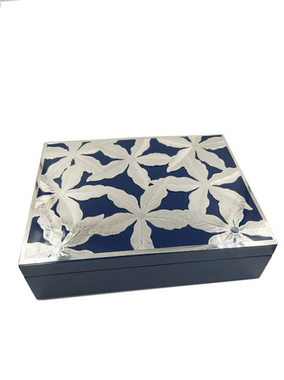 Silver Plated Palm Box